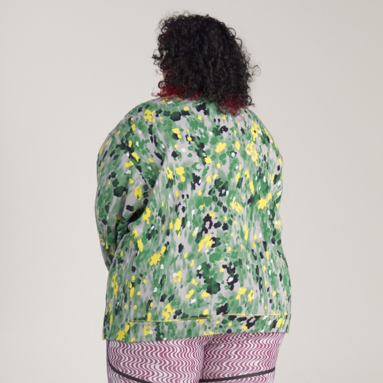 Adidas By Stella Mccartney Moletom Com Estampa Floral - Plus Size Branco Quente