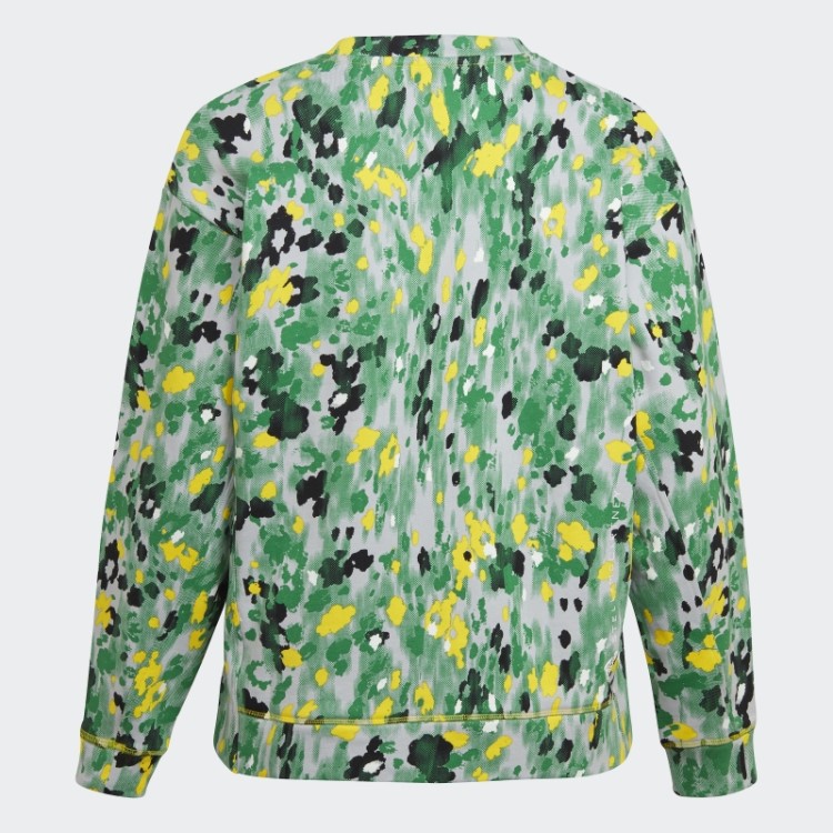 Adidas By Stella Mccartney Moletom Com Estampa Floral - Plus Size Branco Quente