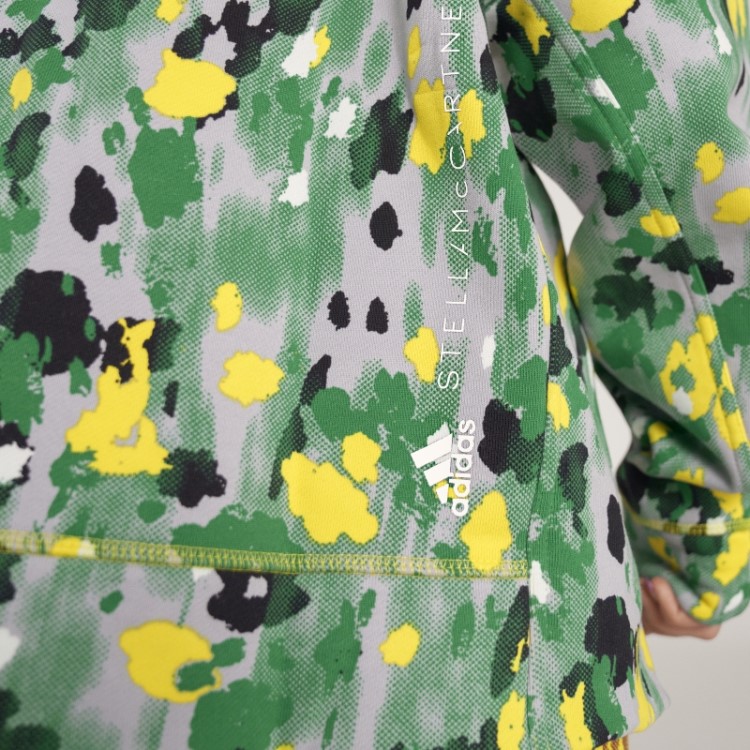 Adidas By Stella Mccartney Moletom Com Estampa Floral - Plus Size Branco Quente