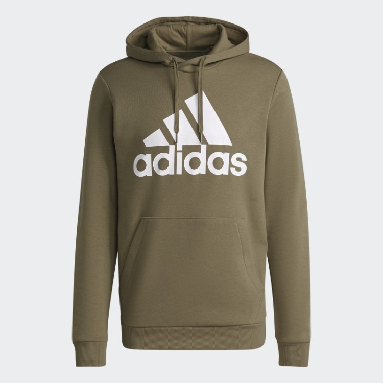 Adidas Essentials Moletom Com Capuz De Lã Com Logo Grande Orbit Verde