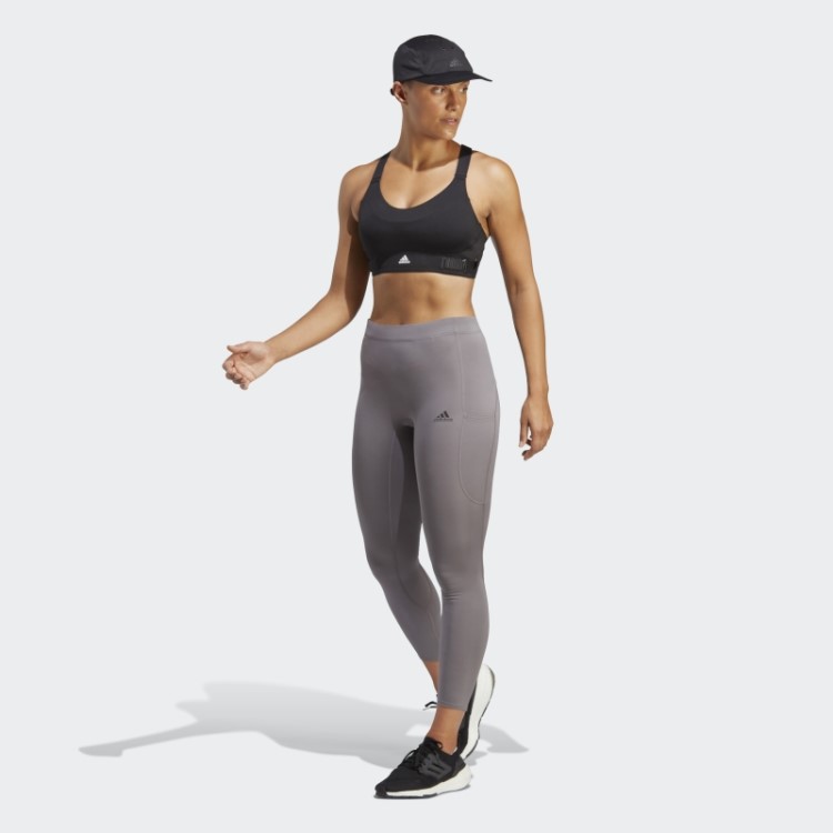Legging Fastimpact Running 7/8 Adidas Trace Grey