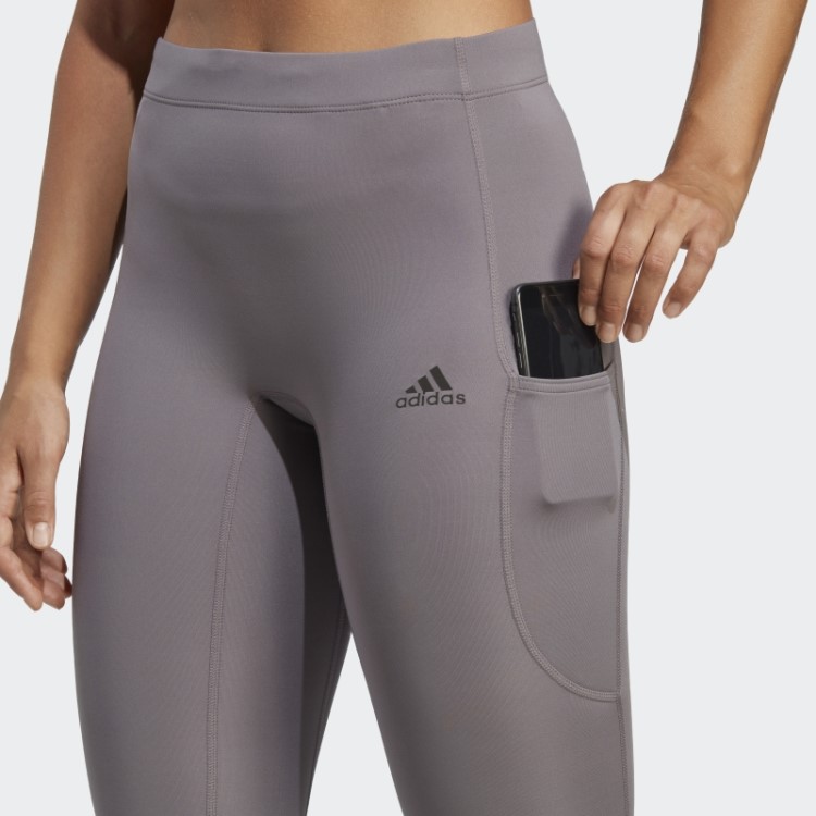 Legging Fastimpact Running 7/8 Adidas Trace Grey