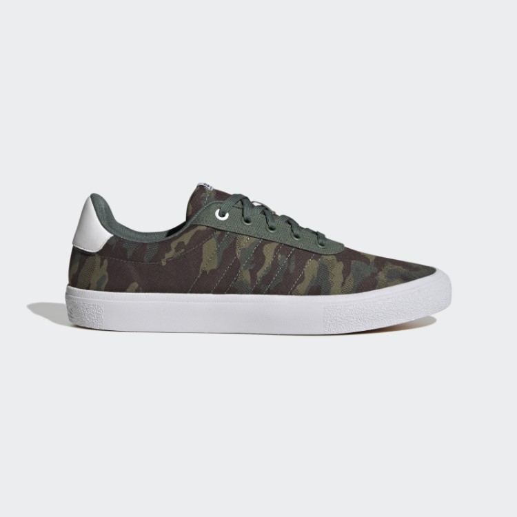 óxido Verde Vulc Raid3r Estilo De Vida Skate 3 Listras Sapatos De Marca Adidas