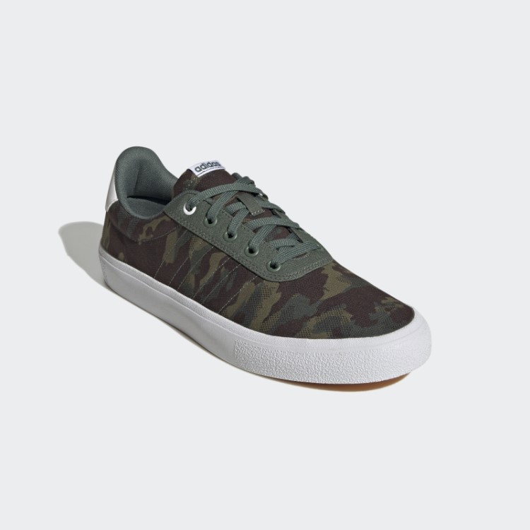 óxido Verde Vulc Raid3r Estilo De Vida Skate 3 Listras Sapatos De Marca Adidas
