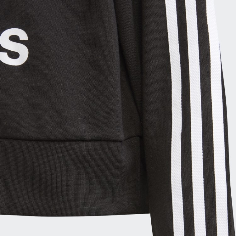 Moletom Cropped Adicolor Preto Adidas