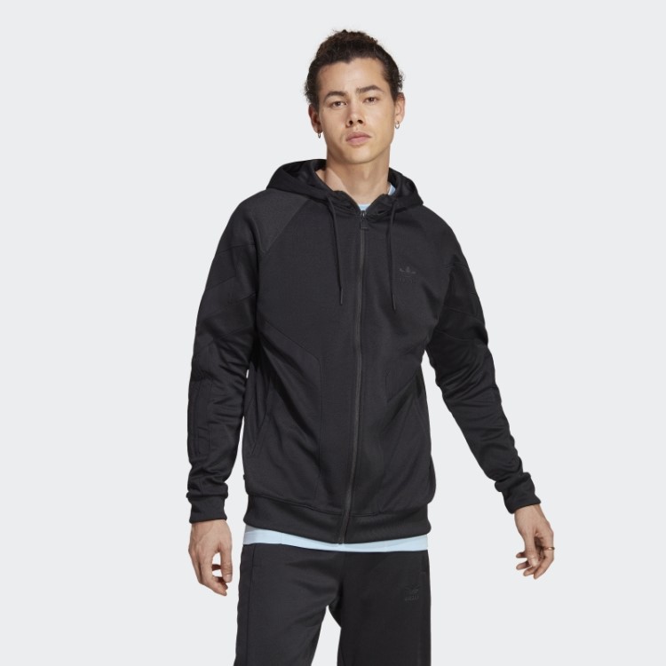 Adidas Rekive Preto Top Fashion Com Capuz