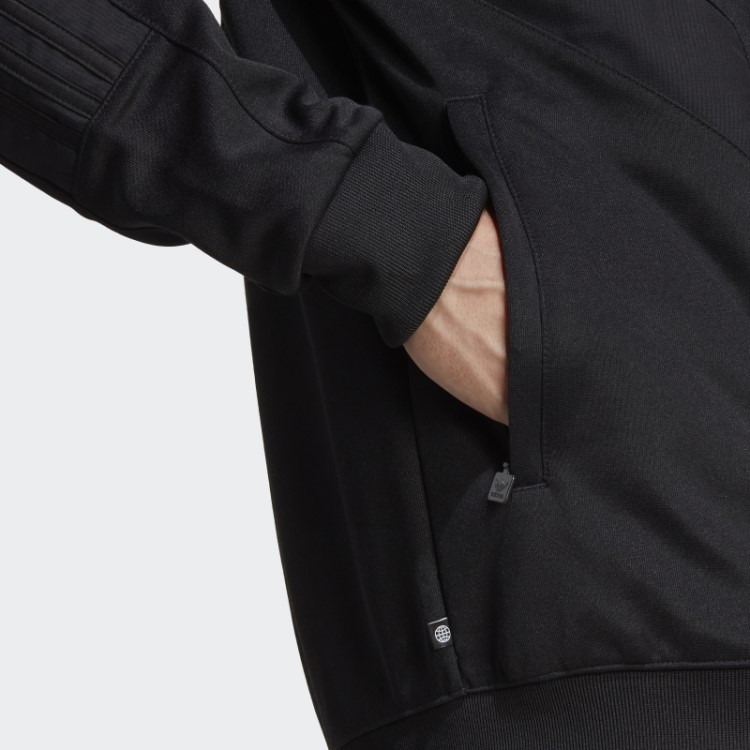 Adidas Rekive Preto Top Fashion Com Capuz