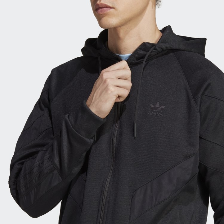 Adidas Rekive Preto Top Fashion Com Capuz