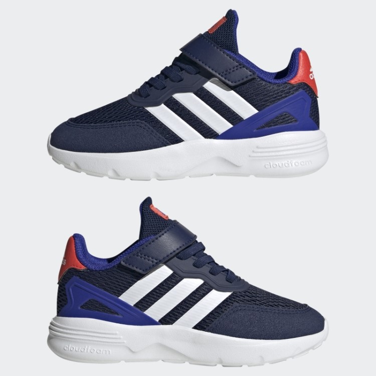 Tênis Adidas Azul Escuro Nebzed Com Renda Elástica