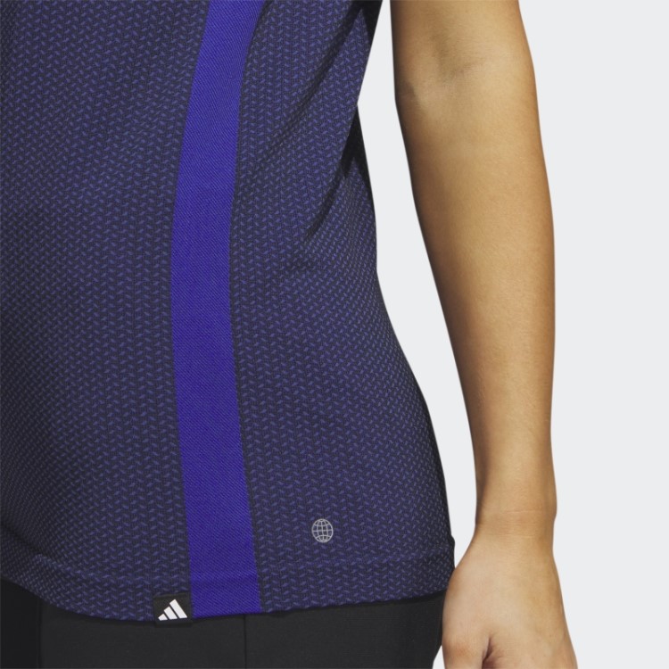 Ultimate365 Tour Camisa Polo Sem Manga Primeknit Azul Adidas