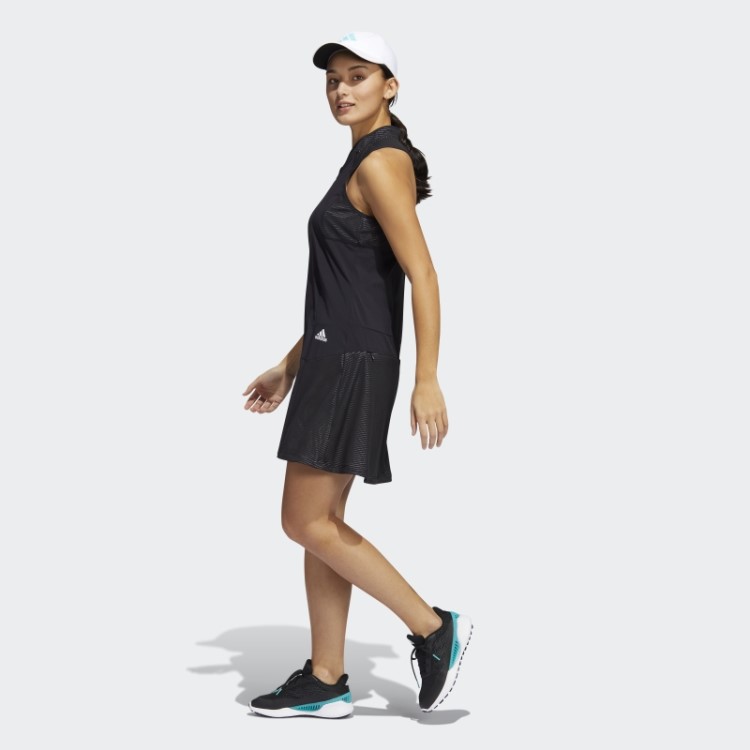 Vestido Preto Adidas Sport Heat.rdy Sem Mangas