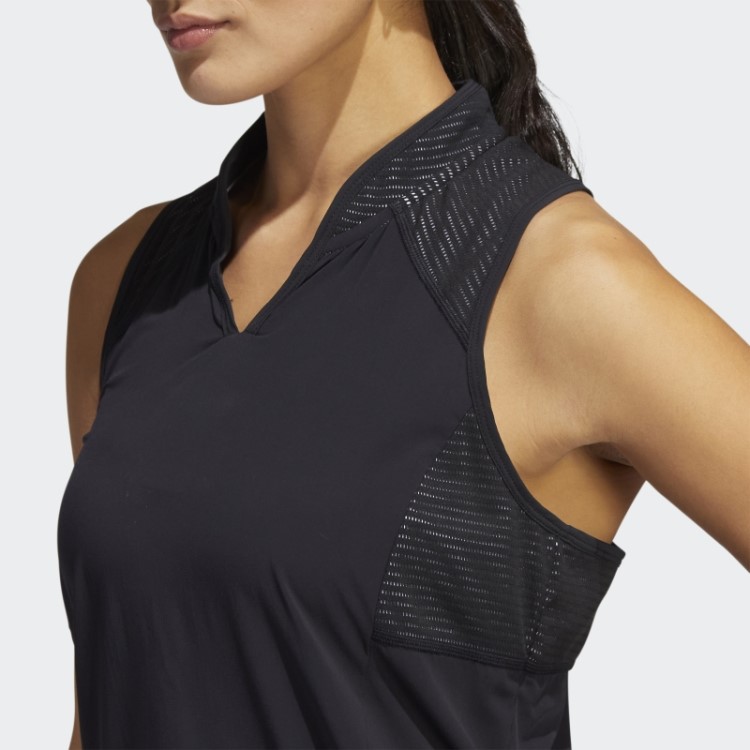 Vestido Preto Adidas Sport Heat.rdy Sem Mangas