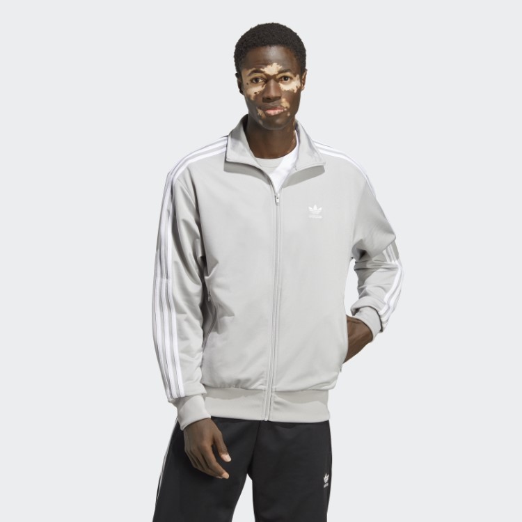 Jaqueta Cinza Adicolor Classics Firebird Adidas