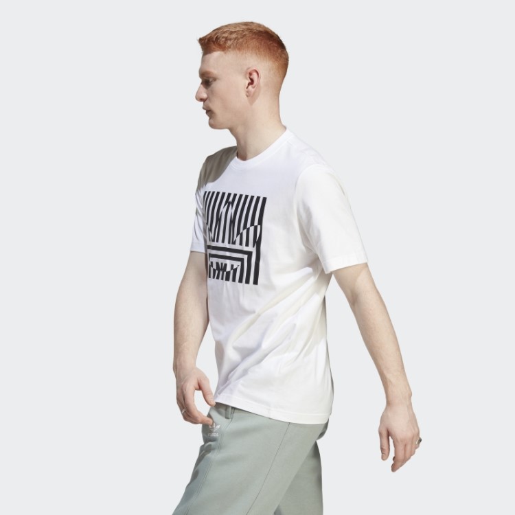 Moda De Camiseta Branca Adidas Rekive