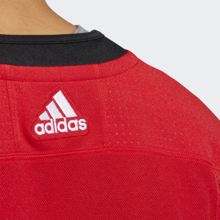 Red Hurricanes Home Autentic Jersey Adidas