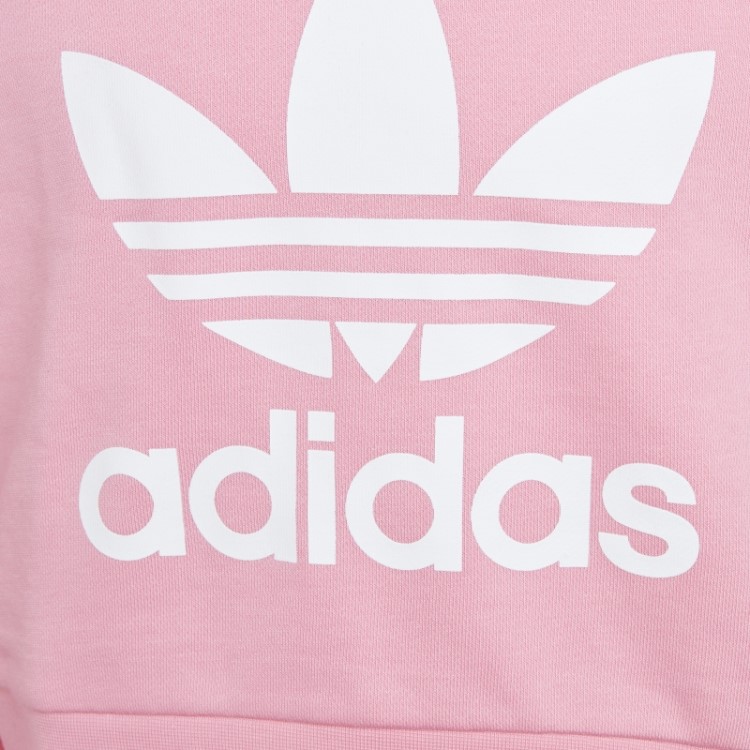 Moletom Cropped Rosa Adicolor Adidas