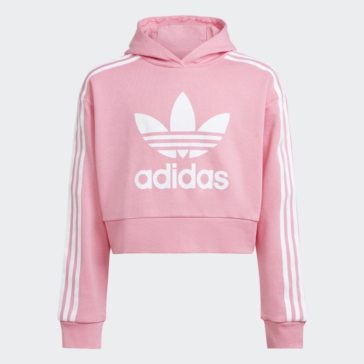 Moletom Cropped Rosa Adicolor Adidas