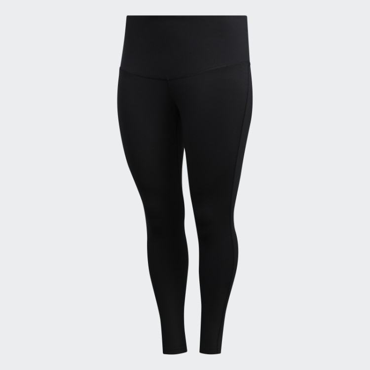 Preto Acredite Nesta Meia-calça Sólida 7/8​ (tamanho Grande) Adidas