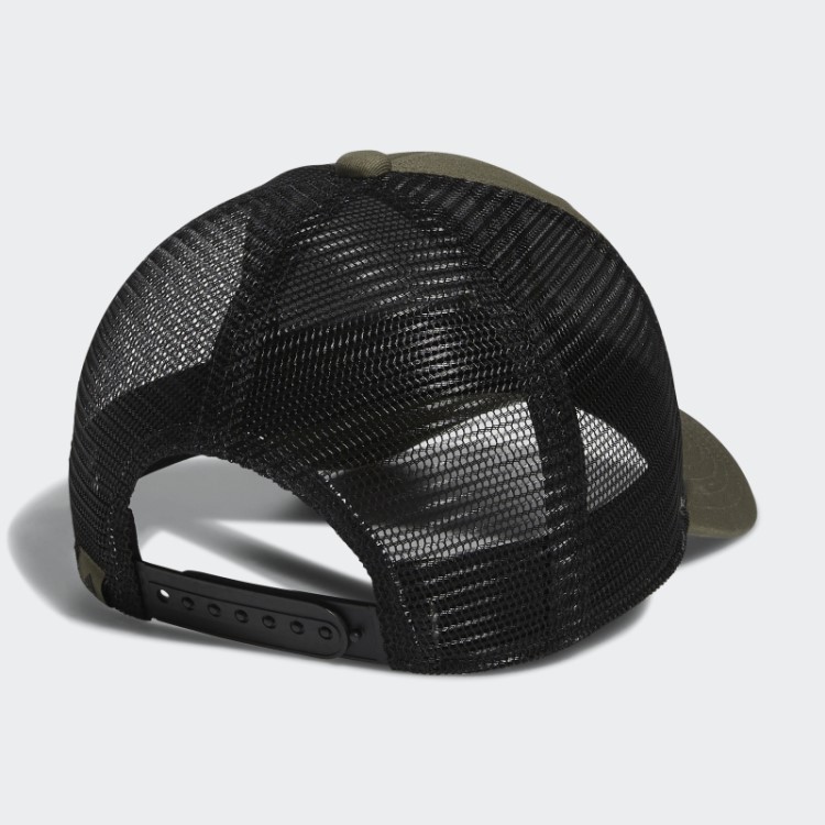 Boné Snapback Em Malha Estruturada Adidas Strong Olive