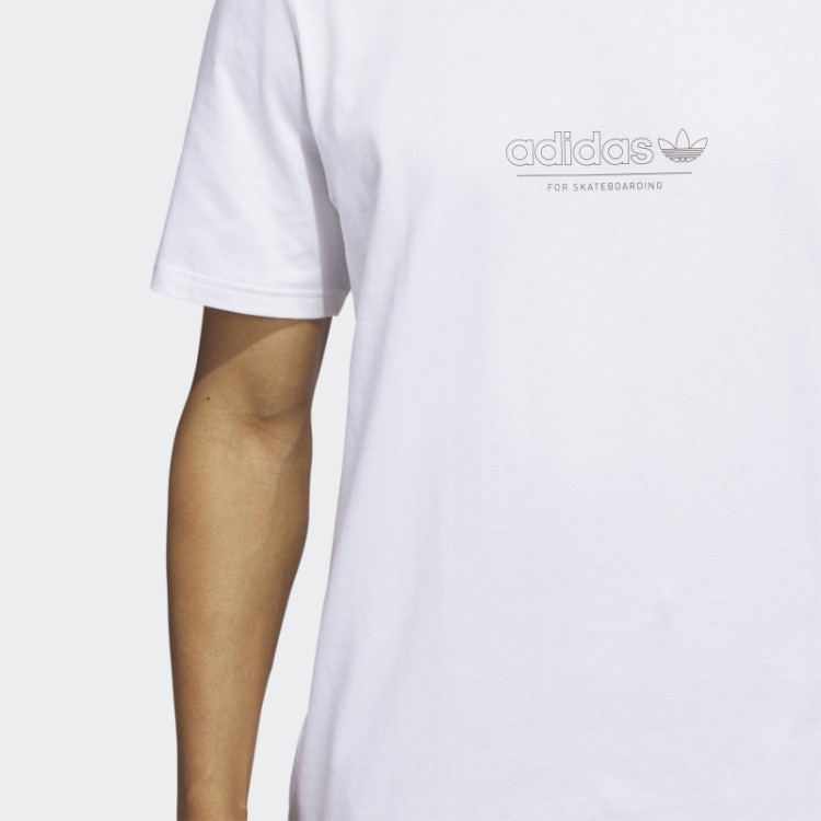 4.0 Strike Through Camiseta De Manga Curta Branca Adidas