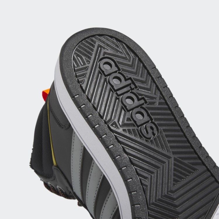 Adidas Black Hoops 3.0 Mid Lifestyle Basquete Clássico Forro De Pele Sapatos De Inverno