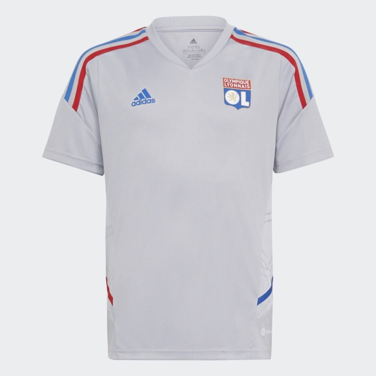Camisa De Treino Olympique Lyonnais Condivo 22 Prata Adidas Hot