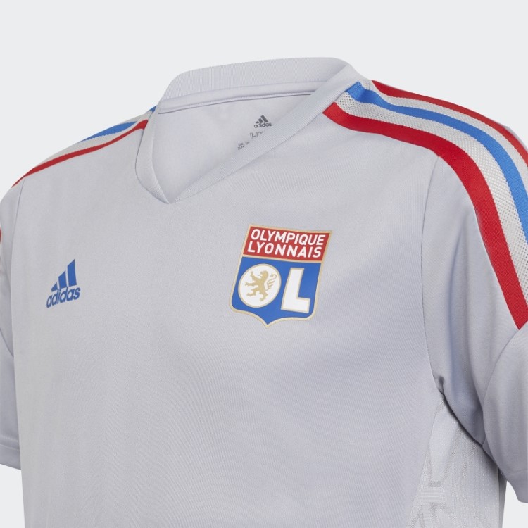 Camisa De Treino Olympique Lyonnais Condivo 22 Prata Adidas Hot