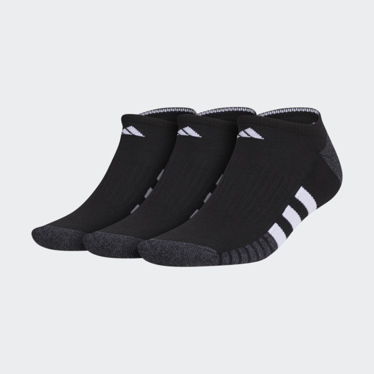Meias Acolchoadas Invisíveis 3 Pares Adidas Preto