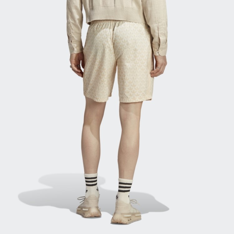 Short De Natação Com Monograma Adidas Originals Sand