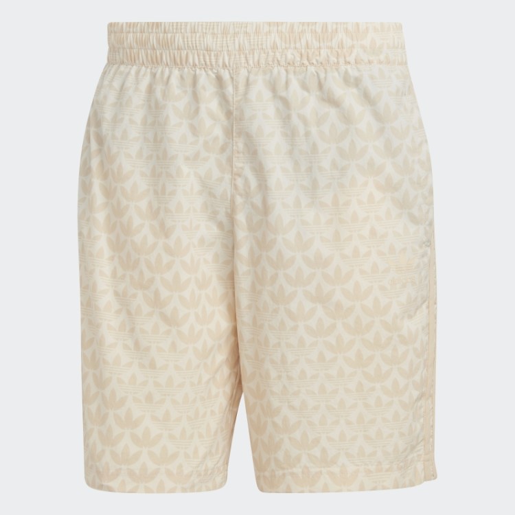 Short De Natação Com Monograma Adidas Originals Sand