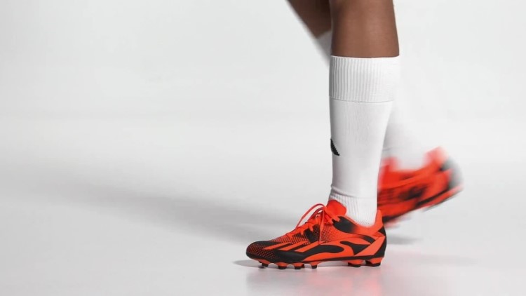 X Speedportal Messi.4 Chuteira Flexível Adidas Laranja