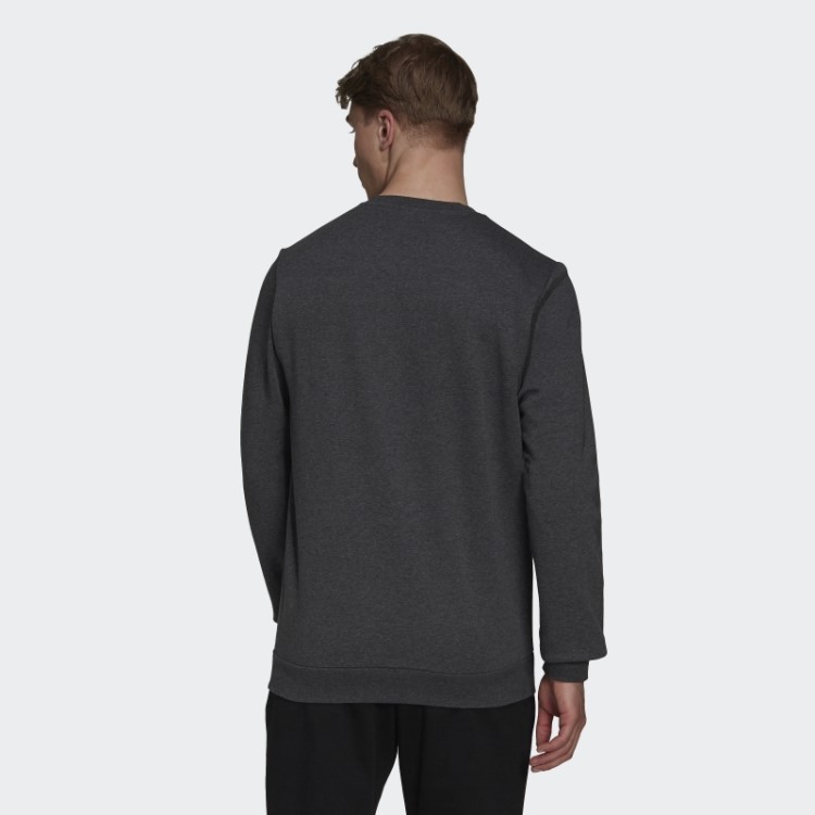 Moletom De Lã Essencial Adidas Urze Cinza Escuro
