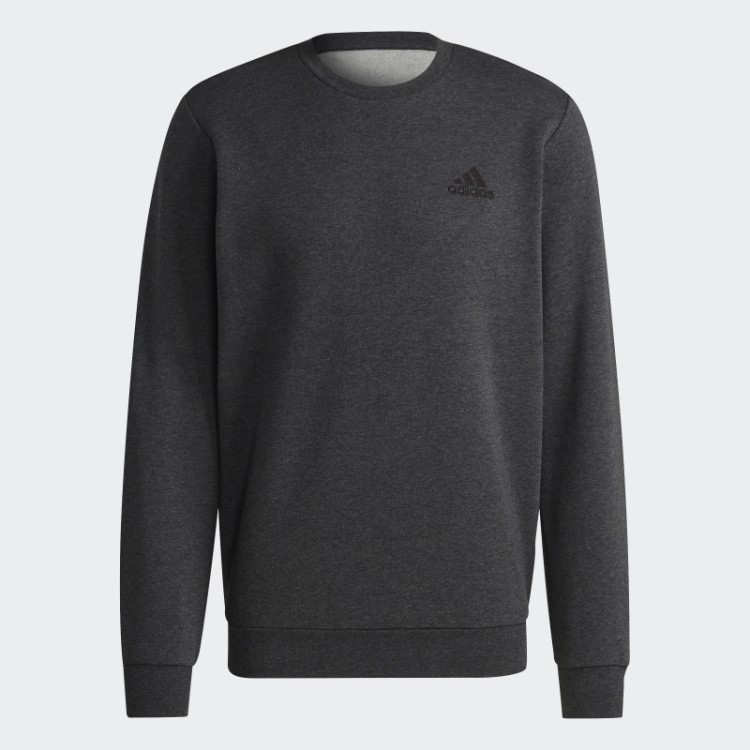 Moletom De Lã Essencial Adidas Urze Cinza Escuro