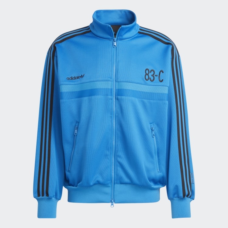 83-c Jaqueta Azul Pássaro Adidas
