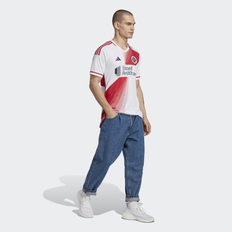 Nova Revolução Da Inglaterra 23/24 Away Camisa Autêntica Adidas Branco