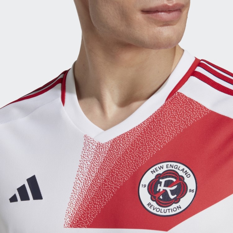 Nova Revolução Da Inglaterra 23/24 Away Camisa Autêntica Adidas Branco