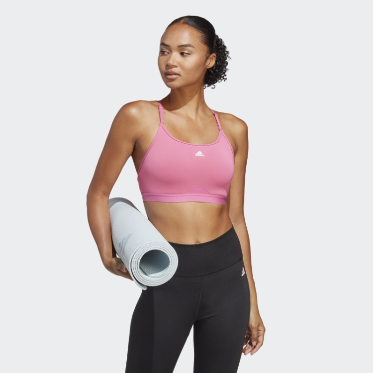 Sutiã Adidas Aeroreact Training Light-support Fúcsia