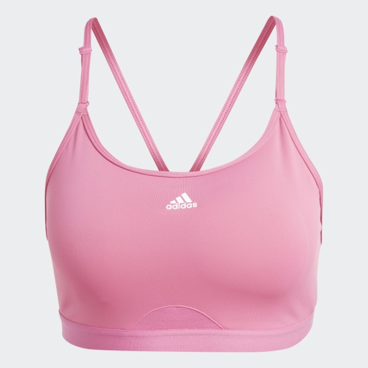 Sutiã Adidas Aeroreact Training Light-support Fúcsia
