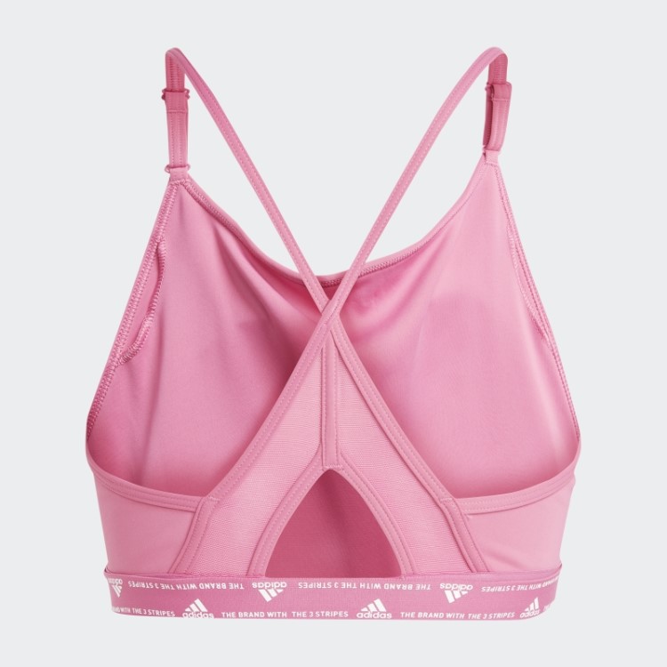 Sutiã Adidas Aeroreact Training Light-support Fúcsia