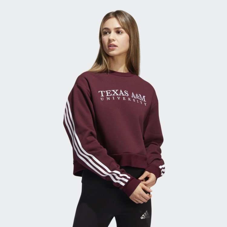Moletom Com As Três Listras Marrom Da Adidas