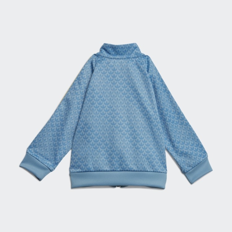 Adidas Agasalho Com Estampa De Monograma Azul