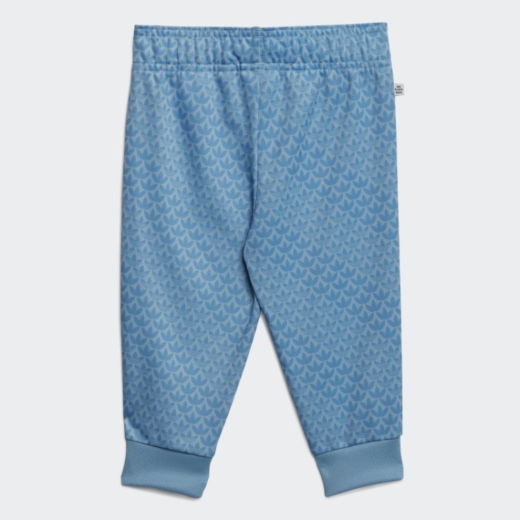 Adidas Agasalho Com Estampa De Monograma Azul