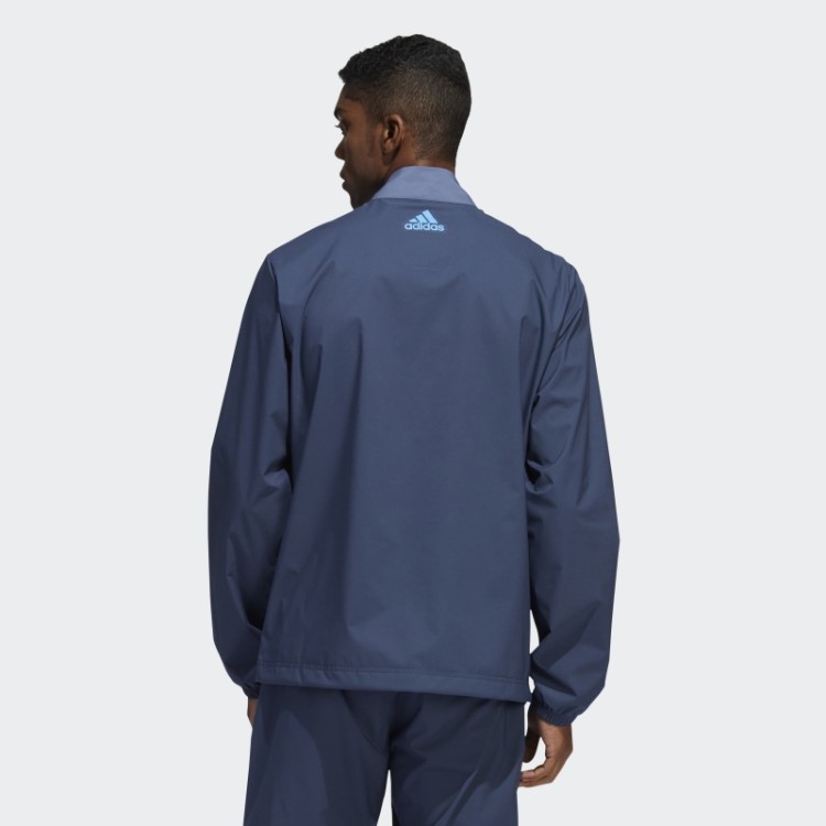 Jaqueta Provisória Com Zíper Completo Adidas Navy