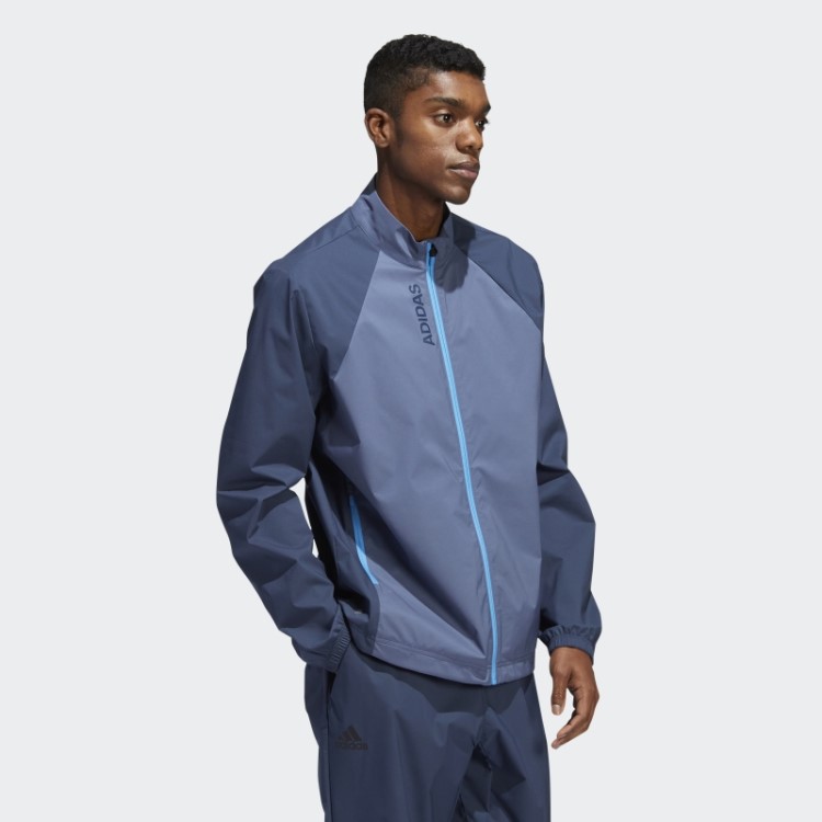 Jaqueta Provisória Com Zíper Completo Adidas Navy