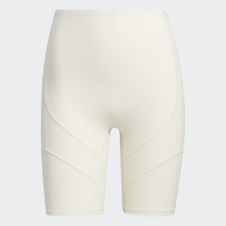 Meia-calça Branca Adidas Yoga 4 Elements Studio Com Bolso Quente