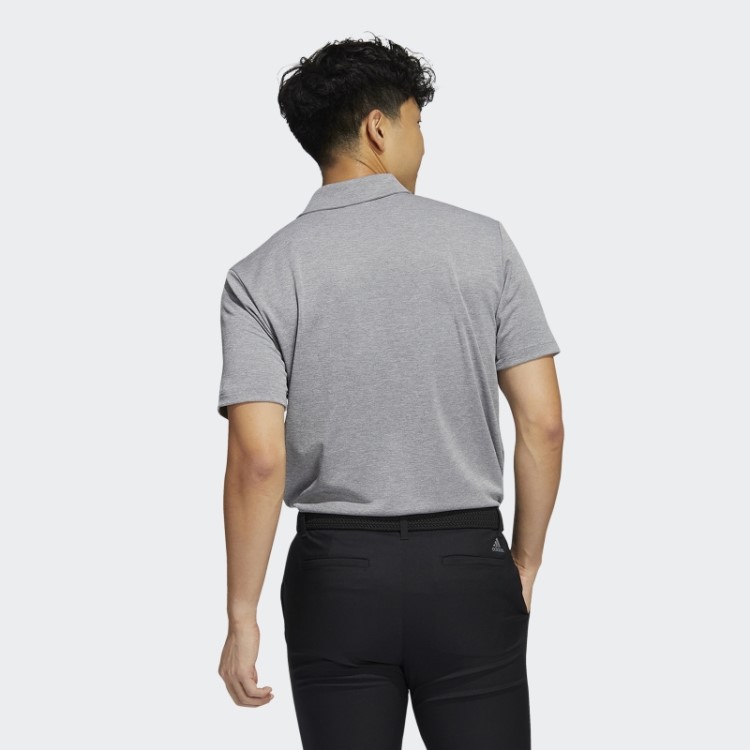 Camisa Polo Adidas Drive Heather Cinza Mel