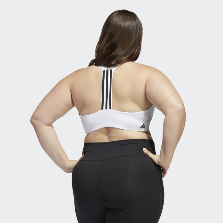 Sutiã Branco Adidas Powerimpact Training De Suporte Médio (tamanho Grande)