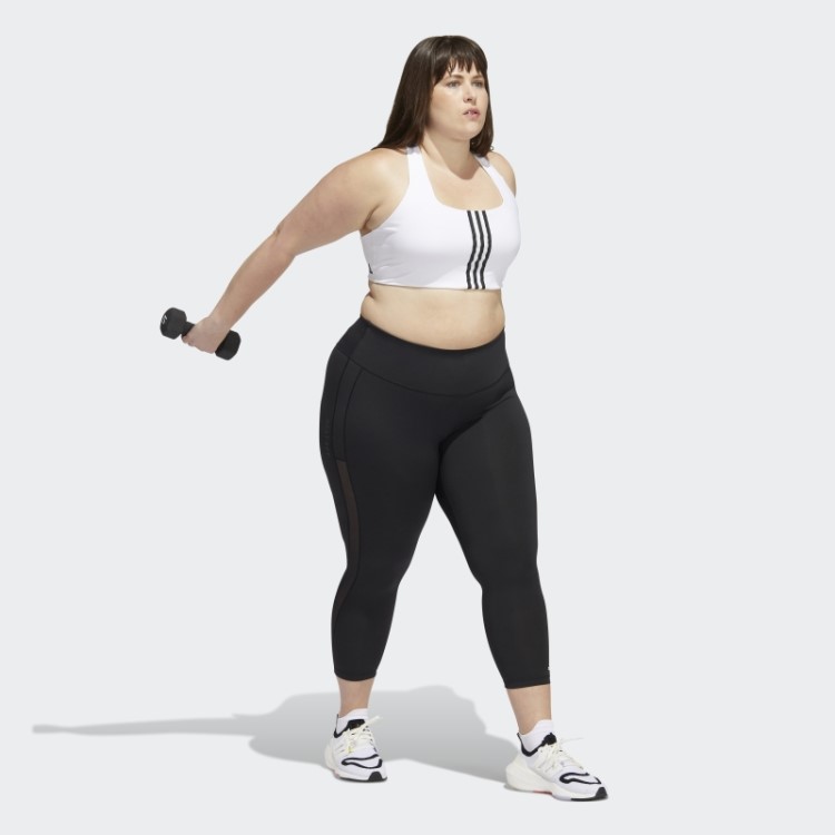 Sutiã Branco Adidas Powerimpact Training De Suporte Médio (tamanho Grande)