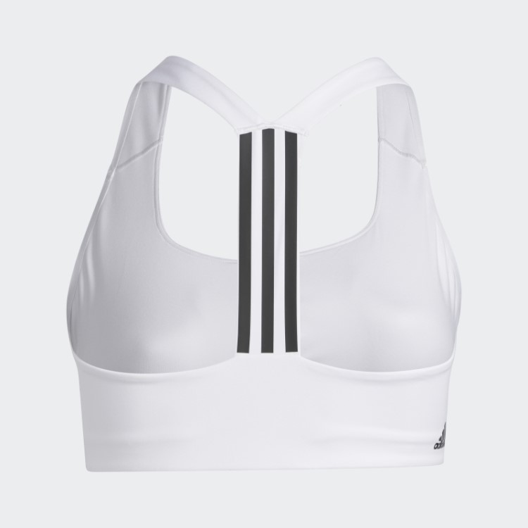 Sutiã Branco Adidas Powerimpact Training De Suporte Médio (tamanho Grande)