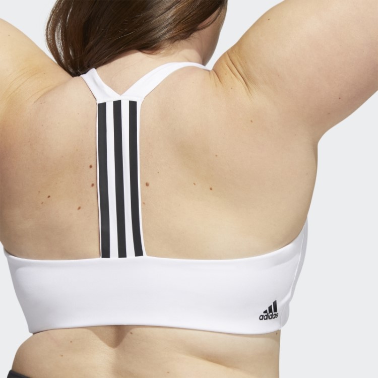Sutiã Branco Adidas Powerimpact Training De Suporte Médio (tamanho Grande)